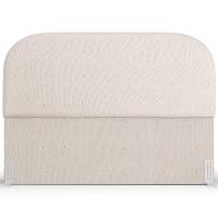 Cabeceira Cama Box King 195cm Orgânica Lanna W01 Linho Cru - Lyam Decor - 5