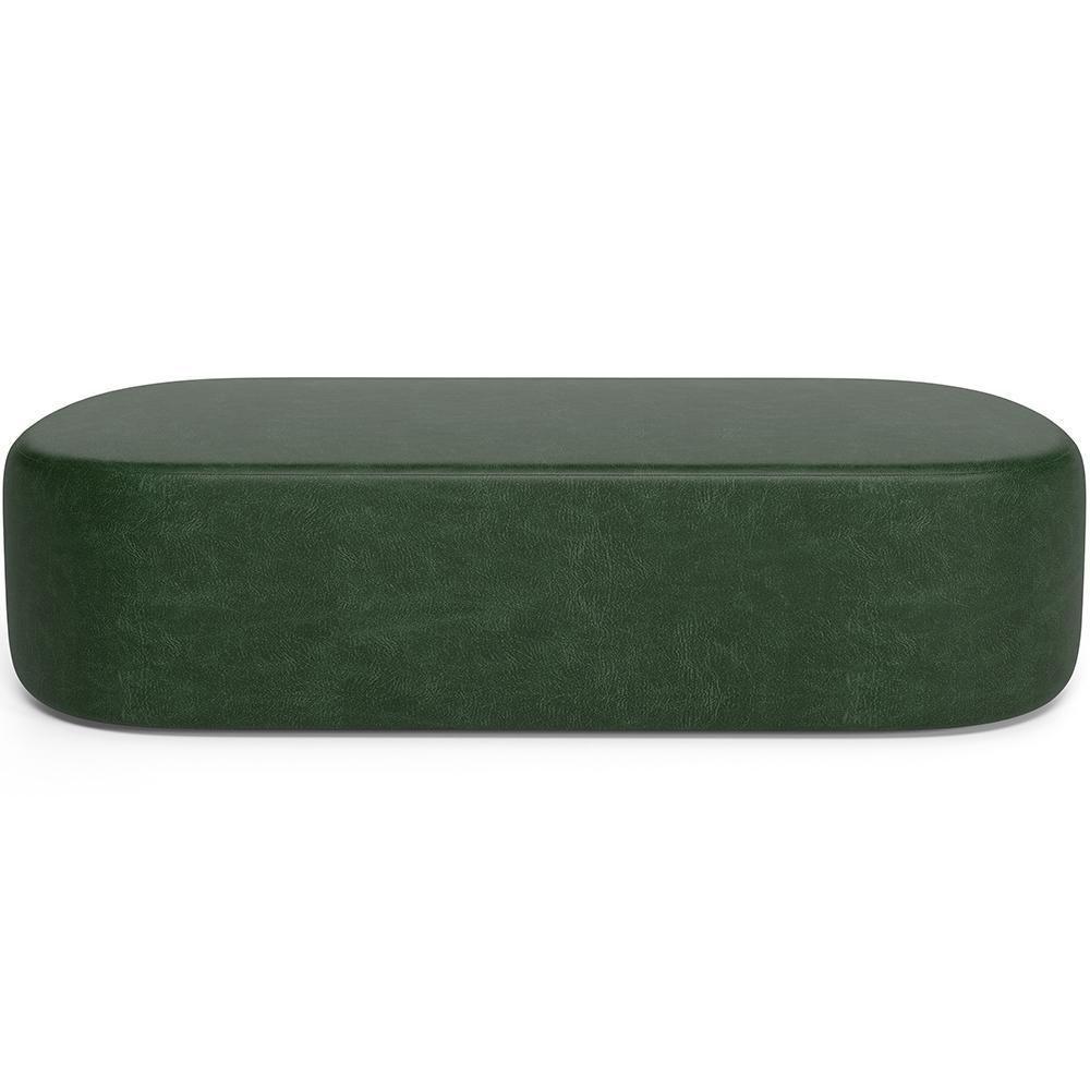 Cabeceira Cama Box Queen 160cm Lanna Com Puff Recamier Doha W01 Couríssimo Verde - Lyam Decor - 8