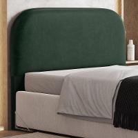 Cabeceira Cama Box King 195cm Orgânica Lanna W01 Couríssimo Verde - Lyam Decor - 6