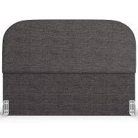 Cabeceira Cama Box King 195cm Orgânica Lanna W01 Linho Cinza Escuro - Lyam Decor - 5