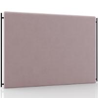 Cabeceira Cama Box Casal 140cm Estofada Goya P05 Veludo Rosê - Lyam Decor - 1