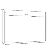 Cabeceira Cama Box Casal 140cm Estofada Goya P05 Veludo Rosê - Lyam Decor - 3