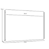 Cabeceira Cama Box Queen 160cm Estofada Goya P05 Veludo Marrom - Lyam Decor - 3