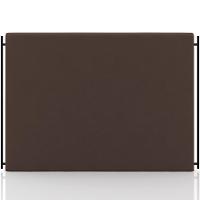 Cabeceira Cama Box Queen 160cm Estofada Goya P05 Veludo Marrom - Lyam Decor - 5