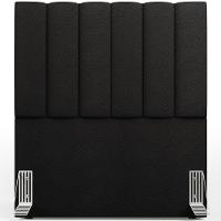 Cabeceira Cama Box Painel Solteiro 100 Cm Dália W01 Poliéster Preto - Lyam - 3