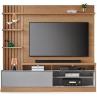 Estante Painel Para Tv 65 Pol Com Led Aracati C04 Freijó Cinza Fosco - Lyam Decor - 7