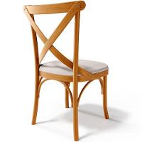 Kit 04 Cadeiras Para Sala De Jantar E Estar Living Estofada ávila L02 Linho Cru - Lyam - 9