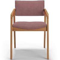 Kit 06 Cadeiras Para Sala De Jantar Estar Living Giorgia B04 Suede Rosê - Lyam Decor