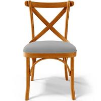 Kit 08 Cadeiras Para Sala De Jantar E Estar Living Estofada ávila L02 Suede Cinza - Lyam