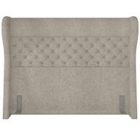 Cabeceira Cama Box King 195 Cm P05 Madrid Bouclê Creme - Lyam Decor