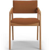 Kit 06 Cadeiras Para Sala De Jantar Estar Living Giorgia B04 Bouclê Terracota - Lyam Decor