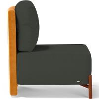 Kit 2 Poltronas Decorativa Sala Estar Living Hungria L02 Couríssimo Whisky Linho Verde Musgo - Lyam - 3