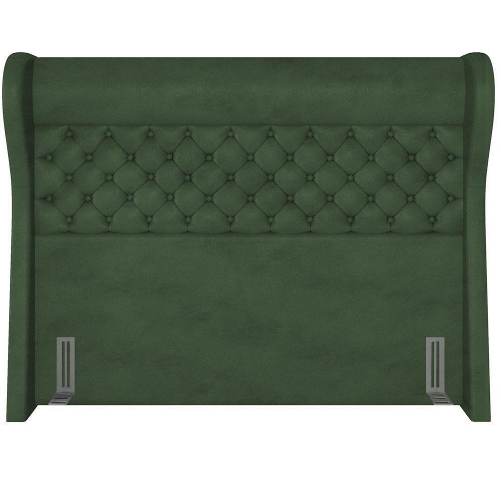 Cabeceira Cama Box King 195 Cm P05 Madrid Couríssimo Verde Musgo - Lyam Decor - 4