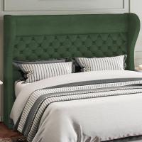 Cabeceira Cama Box King 195 Cm P05 Madrid Couríssimo Verde Musgo - Lyam Decor - 5