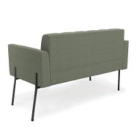 Namoradeira E 2 Poltronas Pé De Ferro Pto Elisa Bouclê D03 - D'rossi Cor Menta