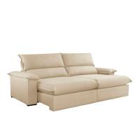 Sofá Filadélfia Linho 02 Módulos 90cm B25cm Meu Sofá Online A294 Linho Creme - 6