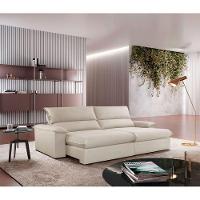 Sofá Filadélfia Linho 02 Módulos 80cm B25cm Meu Sofá Online A302 Linho Branco - 1