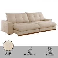 Sofá Argo Linho 02 Módulos 100 Cm B25cm Meu Sofá Online A294 Linho Creme