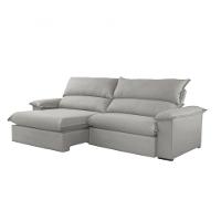 Sofá Filadélfia Linho 02 Módulos 120cm B25cm Meu Sofá Online A230 Linho Cinza - 7