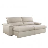 Sofá Filadélfia Linho 02 Módulos 120cm B25cm Meu Sofá Online A302 Linho Branco - 5