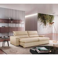 Sofá Filadélfia Linho 02 Módulos 100cm B25cm Meu Sofá Online A294 Linho Creme - 1