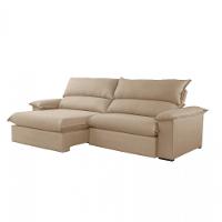 Sofá Filadélfia Linho 02 Módulos 100cm B25cm Meu Sofá Online A226 Linho Bege - 6