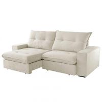 Sofá Athenas Linho 02 Módulos 80 Cm B25cm Meu Sofá Online A302 Linho Branco - 5