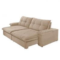 Sofá Gaia Linho 02 Módulos 90 Cm B25cm Meu Sofá Online A226 Linho Bege - 3