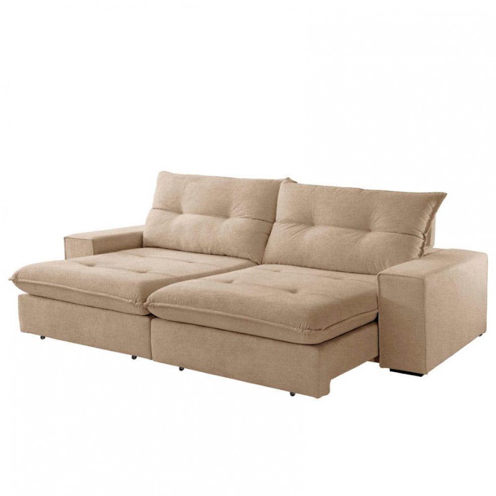 Sofá Athenas Linho 02 Módulos 120 Cm B25cm Meu Sofá Online A226 Linho Bege - 6