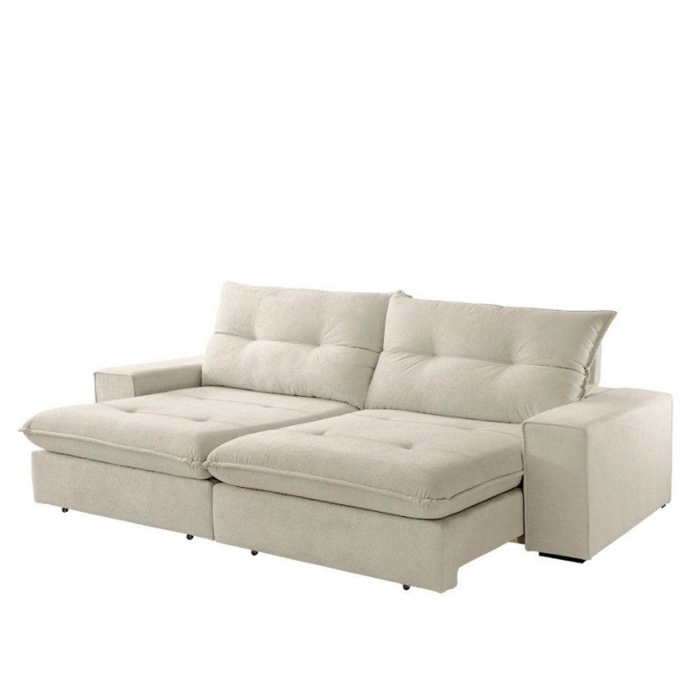 Sofá Athenas Linho 02 Módulos 120 Cm B25cm Meu Sofá Online A302 Linho Branco - 5