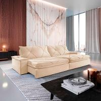 Sofá Apollo Linho 02 Módulos 90 Cm B25cm Meu Sofá Online A294 Linho Creme - 1