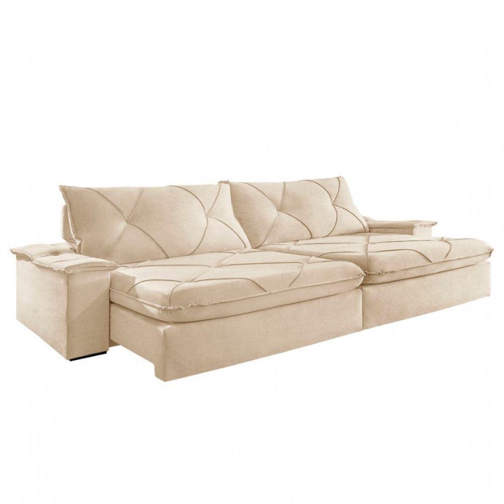Sofá Apollo Linho 02 Módulos 120 Cm B25cm Meu Sofá Online A294 Linho Creme - 6