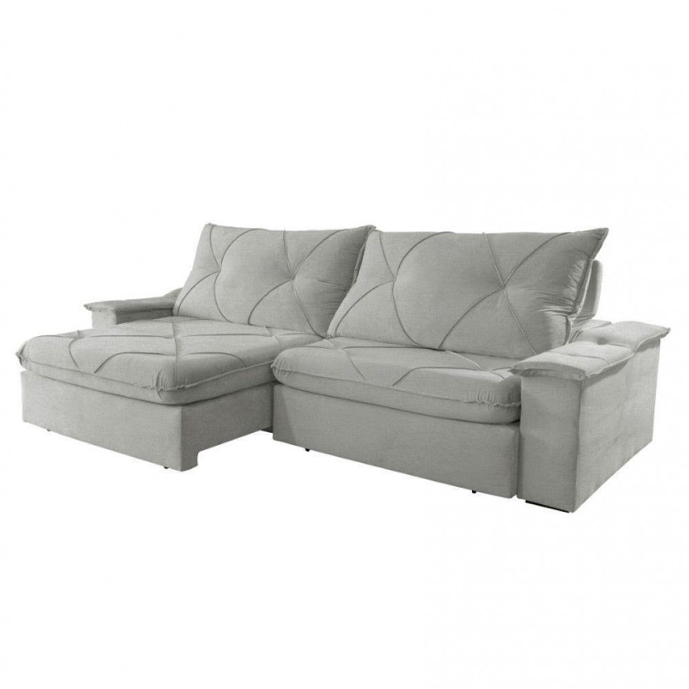 Sofá Apollo Linho 02 Módulos 90 Cm B25cm Meu Sofá Online A230 Linho Cinza - 2