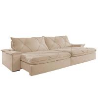 Sofá Apollo Linho 02 Módulos 90 Cm B25cm Meu Sofá Online A226 Linho Bege - 7