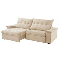 Sofá Lua Linho 02 Módulos 80 Cm B25cm Meu Sofá Online A294 Linho Creme - 3