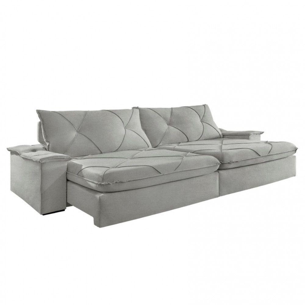 Sofá Apollo Linho 02 Módulos 100 Cm B25cm Meu Sofá Online A230 Linho Cinza - 7