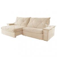 Sofá Apollo Linho 02 Módulos 80 Cm B25cm Meu Sofá Online A294 Linho Creme - 5