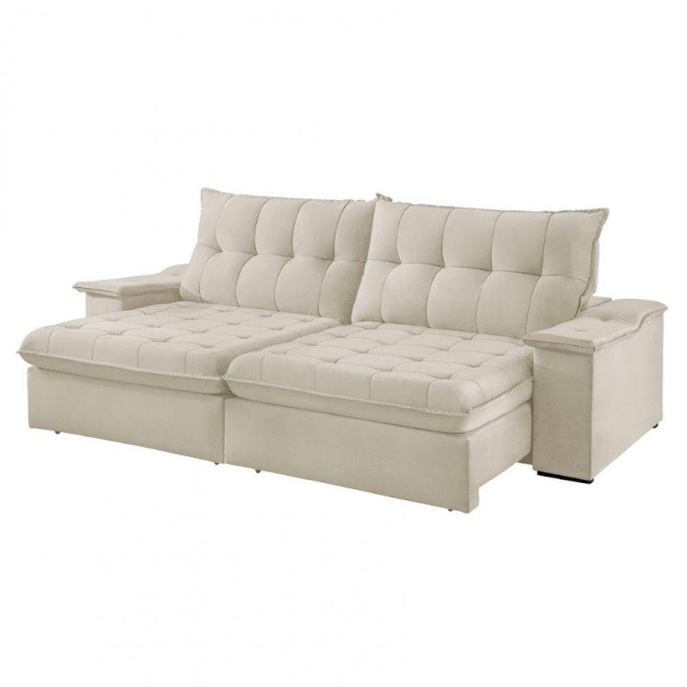 Sofá Lua Linho 02 Módulos 90 Cm B25cm Meu Sofá Online A302 Linho Branco - 6