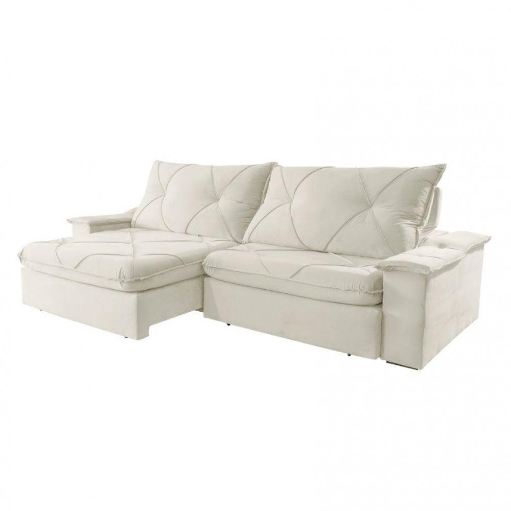 Sofá Apollo Linho 02 Módulos 120 Cm B25cm Meu Sofá Online A302 Linho Branco - 5