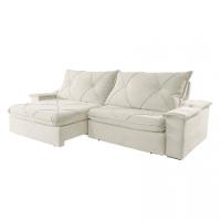 Sofá Apollo Linho 02 Módulos 120 Cm B25cm Meu Sofá Online A302 Linho Branco - 5