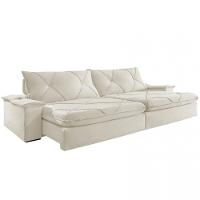 Sofá Apollo Linho 02 Módulos 120 Cm B25cm Meu Sofá Online A302 Linho Branco - 6