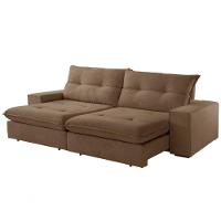 Sofá Athenas Veludo 02 Módulos 80 Cm B25cm Meu Sofá Online B016 Veludo Marrom - 7