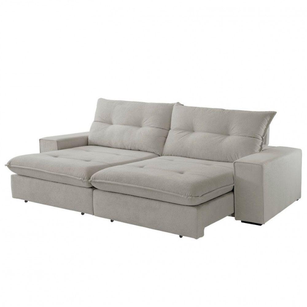 Sofá Athenas Veludo 02 Módulos 90 Cm B25cm Meu Sofá Online B026 Veludo Prata - 3