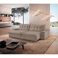 Sofá Lua Veludo 02 Módulos 120 Cm B25cm Meu Sofá Online B002 Veludo Capuccino - 1