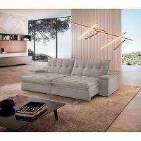 Sofá Lua Veludo 02 Módulos 100 Cm B25cm Meu Sofá Online B026 Veludo Prata - 1