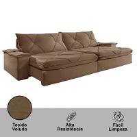 Sofá Apollo Veludo 02 Módulos 80 Cm B25cm Meu Sofá Online B016 Veludo Marrom
