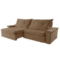 Sofá Apollo Veludo 02 Módulos 80 Cm B25cm Meu Sofá Online B016 Veludo Marrom - 5