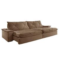 Sofá Apollo Veludo 02 Módulos 80 Cm B25cm Meu Sofá Online B016 Veludo Marrom - 6