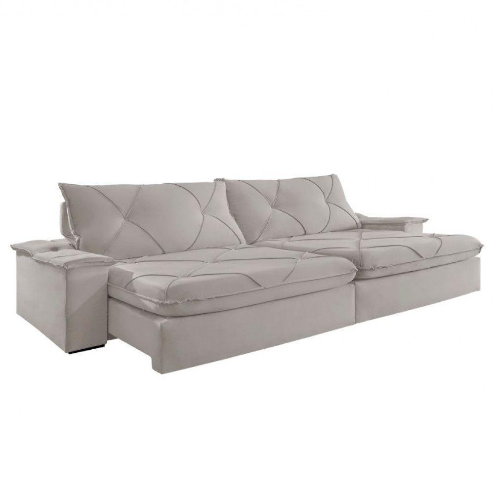 Sofá Apollo Veludo 02 Módulos 120 Cm B25cm Meu Sofá Online B026 Veludo Prata - 6