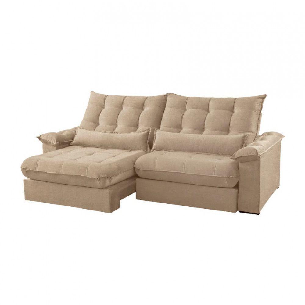 Sofá Classic Linho 02 Módulos 80 Cm B25 Meu Sofá Online A226 Linho Bege - 2